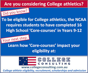 College Consulting - including eligibility, subject selection, transcript and scholarship advice